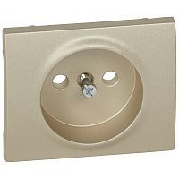 LEGRAND Galea Life Лицевая панель розетки 2К титан (771426 )