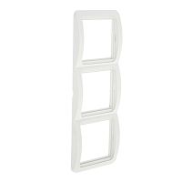 EKF Лондон Рамка 3 поста вертикальная белая (EEM-V-303-10)