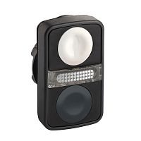 SCHNEIDER ELECTRIC Головка кнопки двойная без маркировки + LED (ZB5AW7A1720)