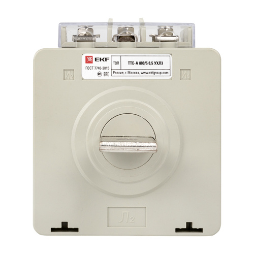 EKF Трансформатор тока ТТЕ-A-800/5А с клеммой напряжения класс точности 0,5 PROxima (tte-S-800) фото 3 EKF Трансформатор тока ТТЕ-A-800/5А с клеммой напряжения класс точности 0,5 PROxima (tte-S-800) фото 3