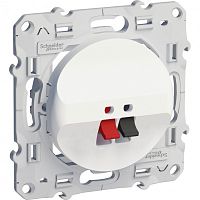 SCHNEIDER ELECTRIC ODACE Розетка аудио белая (S52R487)