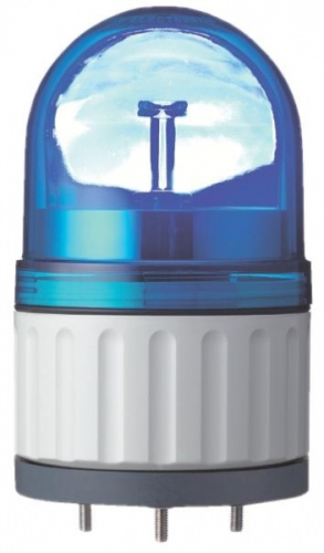 SCHNEIDER ELECTRIC Лампа маячок вращающаяся синяя 12В AC/DC 84 мм (XVR08J06)