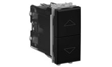 DKC 'Механизм управления рольставней модульный, ''Avanti'', ''Черный матовый'', 1 модуль' (4412181)