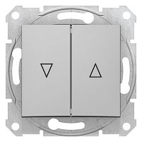 SCHNEIDER ELECTRIC Sedna Выключательдля жалюзи эл блок алюминий (SDN1300160)