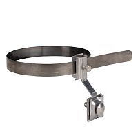 EKF Держатель для труб универсальный D= (0-160) мм нерж. NI и полоса нерж. cталь EKF PROxima (lp-d3001-ni)