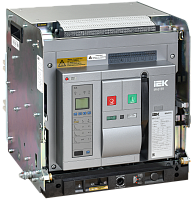 IEK Воздушный автоматический выключатель переменного тока ВА77 выдвижного исполнения 3 полюса типоразмер F 85кА 4000А EA с набором аксессуаров: мотор привод катушка включения катушка отключения MASTER IE (MI-ACB10-3WF-085-4000-ACF)