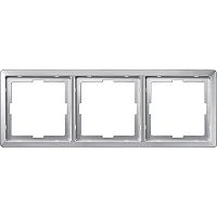 SCHNEIDER ELECTRIC Artec Рамка 3 поста алюминий (MTN481360)