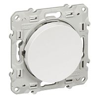 SCHNEIDER ELECTRIC ODACE Переключатель проходной белый (S52R205)