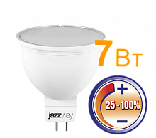JAZZWAY Лампа светодиодная PLED - DIM JCDR 7w 4000K 500Лм GU5.3 230/50 (1035431)