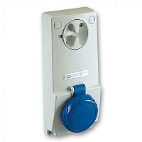SCHNEIDER ELECTRIC ПАНЕЛЬНАЯ РОЗЕТКА UNIKA Б/ЗАЩ 32A 3PNE 200-250 IP65 (82094)