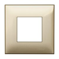 DKC Avanti Рамка ARTLEBEDEV  Золотистый жемчуг 2      модуля (4426902)