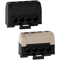 SCHNEIDER ELECTRIC ШИНА P/P PRAGMA 4X16КВ.ММ ВИНТ. ЗАЖ. ЧЕРНЫЙ/СЕРЫЙ ДО 63А (R9H13405P)