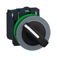 SCHNEIDER ELECTRIC Переключатель 22мм, 2 позиции, заподлицо, 1НО, пластик C0 (XB5FD21C0)