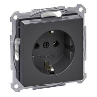 SCHNEIDER ELECTRIC Sys M Розетка без шторок в рамку антрацит SCHUKO (MTN2301-0414)