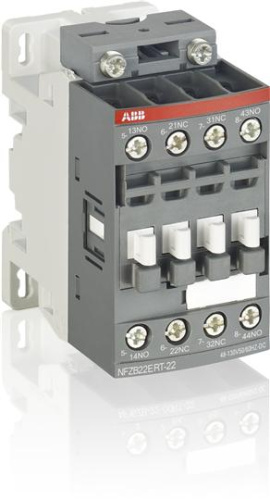 ABB Реле контакторное NFZB22ERT-22 с катушкой управления 48-130В 50/60Гц DC (1SBH136060R2222)
