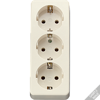 JUNG Розетка 16A 250V~ настольная тройная (10S23L)