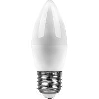 FERON Лампа светодиодная LED 9вт Е27 дневной матовая свеча (LB-570) (25938)