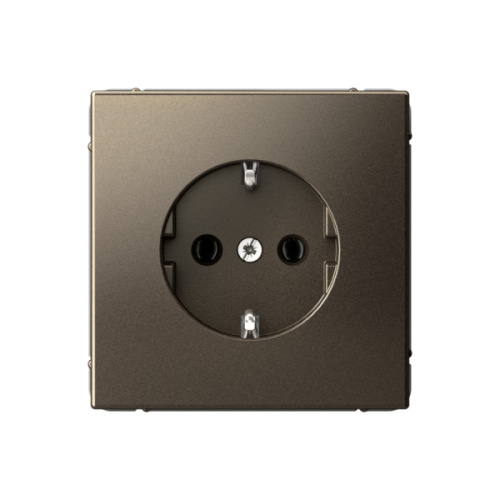 Systeme Electric ARTGALLERY Розетка с заземлением, 16А, механизм, мокко (GAL000643)