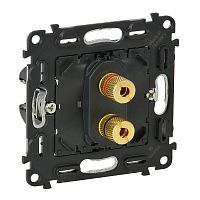 LEGRAND Valena IN MATIC Аудиорозетка с винтовыми зажимами банан Одиночная (753076 )