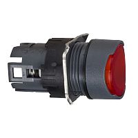SCHNEIDER ELECTRIC Головка кнопки круглая с подсветкой красная (ZB6AW4)