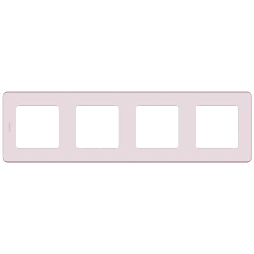 LEGRAND INSPIRIA Рамка декоративная универсальная  , 4 поста, для горизонтальной или вертикальной установки, цвет &quot;Розовый&quot; (673964) фото 2
