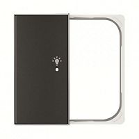 ABB SRL-2-L-85NS Клавиша двойная левая free@home, SKY, освещение, черный бархат  (SRL-2-L-85NS)  (2CLA852642A1501)