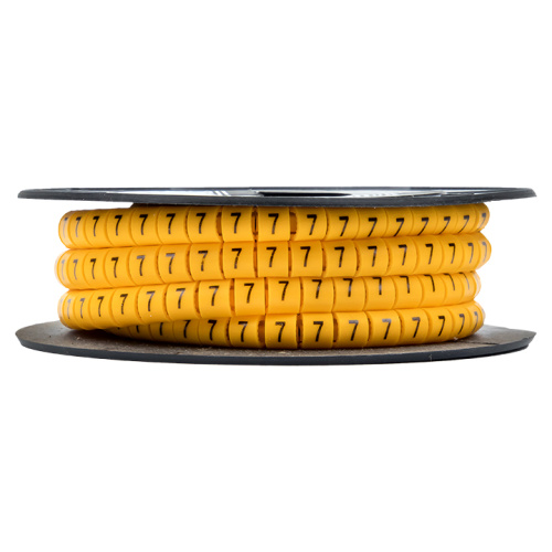 EKF Маркер кабельный 4.0кв.мм 7  (500ед)  (ЕС-2) (plc-KM-4-7) фото 2