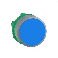 SCHNEIDER ELECTRIC Головка для кнопки 22мм, с возвратом, синяя, заподлицо, пластик C0 (ZB5AA6C0)