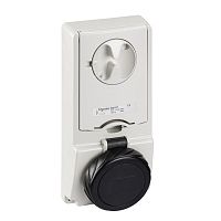 SCHNEIDER ELECTRIC ПАНЕЛЬНАЯ РОЗЕТКА UNIKA С ДЕРЖ ПРЕДОХР 16A 3PNE 480-500 IP65 (82188)