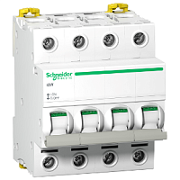 SCHNEIDER ELECTRIC ВЫКЛЮЧАТЕЛЬ НАГРУЗКИ iSW 4П 125A (A9S65492)