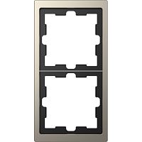 SCHNEIDER ELECTRIC Рамка двухпостовая D-Life никель SD (MTN4020-6550)