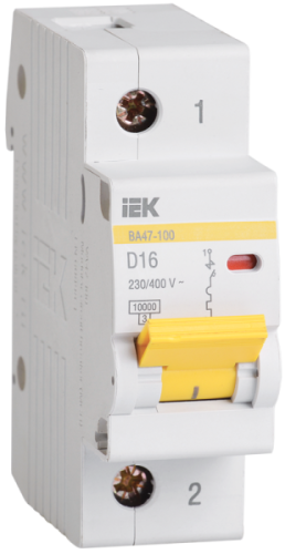 IEK ARMAT Выключатель автоматический трехполюсный M10N  K 63А (AR-M10N-3-K063)