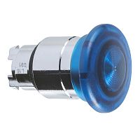 SCHNEIDER ELECTRIC Головка кнопки грибовидная подсветка 'тяни-толкай' синяя (ZB4BW663)