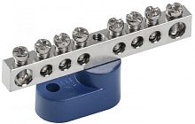 IEK Шина N ''ноль'' на одном угловом изоляторе Ni ШНИ-6х9-8-У1-С IEK  (YNN10-08-C1-K07-N)