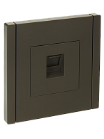 IEK FORTE&PIANO Розетка компьютерная RJ45 кат.6 FP331 серый  (FP-K10-2-K03)