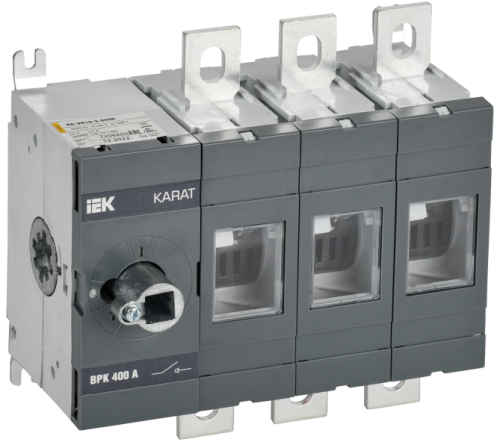 IEK KARAT Выключатель-разъединитель ВРК без рукоятки управления 3P 400А (KA-VR10-3-0400)