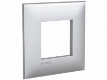 DKC Avanti Рамка ARTLEBEDEV  Закаленная сталь 2 модуля (4404902)