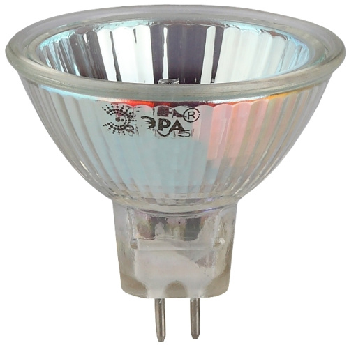 ЭРА Лампа накаливания галогенная GU5.3-JCDR  (MR16) -50W-230V-CL  (галоген, софит, 50Вт, нейтр, GU5.3) ЭР (C0027365) фото 4