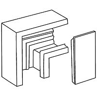 SCHNEIDER ELECTRIC TRS Угол Г-образный TEK LSH100 (5576121)