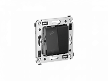 DKC Avanti Диммер кнопочный в стену, ''Черный квадрат'' (4402343)