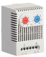 IEK Термостат двухканальный от 0 до +60C NO+NC (YCE-DTNO-NC-60)