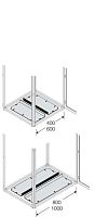 ABB Панели нижние скользящие W=800мм D=500мм (1STQ007712A0000)