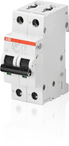 ABB Выключатель автоматический двухполюсный 202M Z0.5UC  (S202M-Z0,5UC)  (2CDS272061R0158)