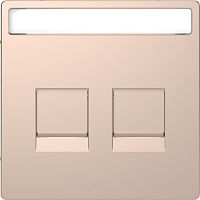 SCHNEIDER ELECTRIC Накладка центральная D-Life для 2-х модульных разъемов шампань SD (MTN4564-6051)