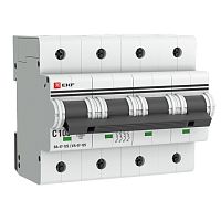 EKF Автоматический выключатель ВА 47-125 4P 100А  (C) 15кА  PROxima (mcb47125-4-100C)