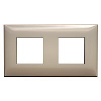 DKC 'Рамка ARTLEBEDEV, ''Avanti'', ''Кремовый жемчуг'', 4 модуля' (4425904)