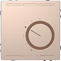 SCHNEIDER ELECTRIC Терморегулятор D-Life с центральной платой с переключающими контактами 24В шампань SD (MTN5763-6051)