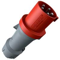 MENNEKES Вилка кабельная 63А 3Р+N+E IР44 переносная 400В PowerTop (3258)