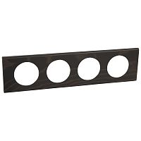 LEGRAND Рамка, четырехпостовая, венге (69204 )