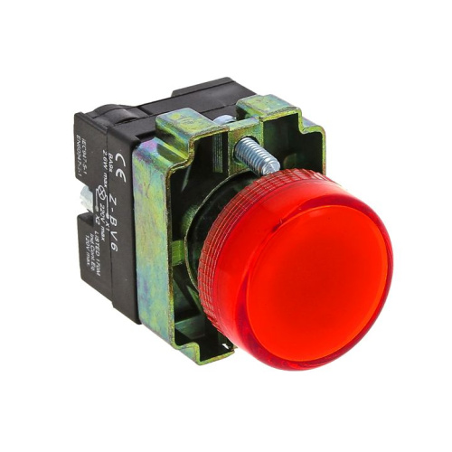 EKF Лампа сигнальная BV64 красная с подсветкой (xb2-bv64) фото 2